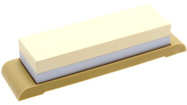 Suehiro Japanese Sharpening Stone Dualsided 1000 and 3000 Grit with Rubber Base Compact
