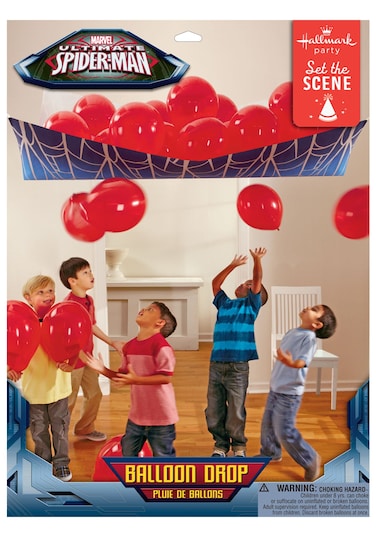 Spiderman Hero Birthday Balloon Drop