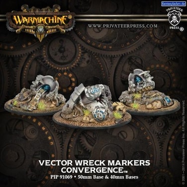 Privateer Press Con Vector Wreck Markers