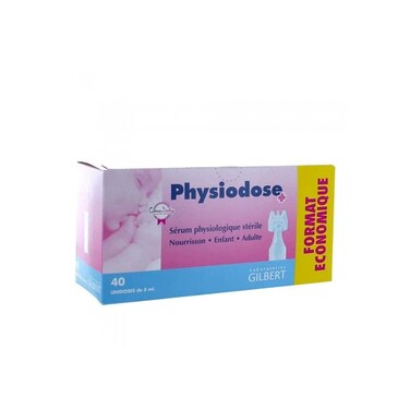 Physiodose Physiological Serum  Box of 40 Single Doses