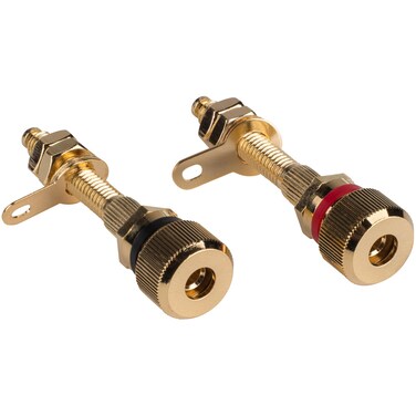 Dayton Audio BPA38G HD Binding Post Banana Jack Pair Gold