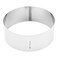 Restaurantware 5 x 24 Inch Baking Ring 1 Round Cake Ring  OvenReady Freezable Stainless Steel Ring Mold Dishwashable For Cooking Or Baking