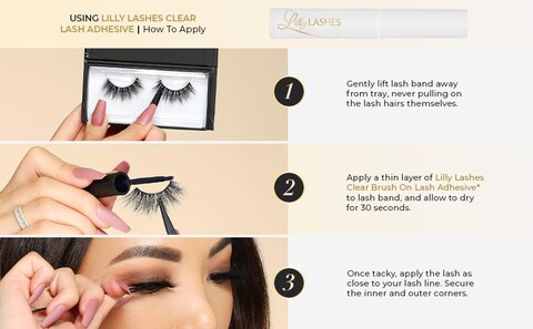 Lilly Lashes 3D Mykonos in Faux Mink  False Eyelashes  Dramatic Look and Feel  Reusable  NonMagnetic  100 Handmade Vegan  Silk Like Luxury Fibers