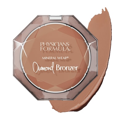 Physicians FormulaMineral WearDiamond Bronzer  Creamy PowderSerum Hybrid Weightless  Dewy Finish Minimizes Appearance of Pores  Fine Lines  Bronze Gem