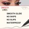 LAVONEEyebrow Stamp Pencil Kit for Eyebrows Makeup with Waterproof Eyebrow Pencil Eyeliner Eyebrow Pomade and Dualended Eyebrow Brush  Dark Brown