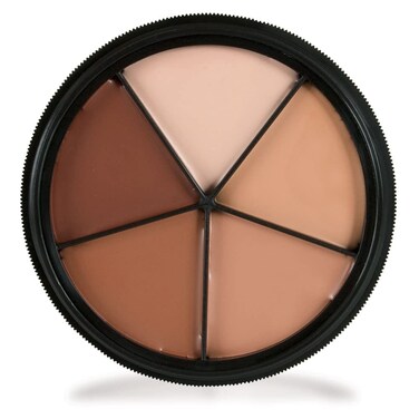 MehronMakeup Tattoo Cover ProColoRing  5 Color Wheel Pro Color Ring Made in The USA  Tattoo Cover Up Makeup  Tattoo Concealer  Tattoo Makeup Cover Up  Tattoo Coverup  Tattoo Concealer