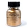 Mehron Makeup Metallic Powder  Metallic Chrome Powder Pigment for Face  Body Paint Eyeshadow and Eyeliner 1 oz 28 g Gold
