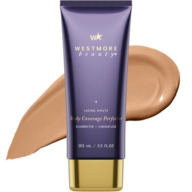 Westmore Beauty Body Coverage Perfector  Natural Radiance  Body Makeup 35 Oz  Tattoo Cover Up Makeup Waterproof Body Makeup  Leg Makeup Waterproof No Transfer