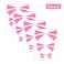 Cosplay Face Temporary Tattoos 12 Tattoos Overwatch DVa Face Tattoo Stickers 2 Sizes Pink