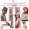 INGALA PREMIUM Temporary Glitter Tattoos Kit for Girls  74 Premium Glitter Tattoos Stencils 2 X 15ml Premium Body Glue 16 X 5g Stunning Glitters for Girls Teenage and Woman For Girls