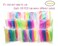 100 PCS Cosmetic Spatula for Makeup Face Mask Plastic Spoon Disposable Makeup Tools for Mixing and Sampling 488 x 106 Random Color