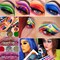 DELANCIBig Colorful Eyeshadow Palette Professional 54 Color Board Eye Shadow Bright Neon Glitter Matte Shimmer Makeup Pallet Highly Pigmented Powder EyeShadow for Women Girl Halloween Christmas Gift