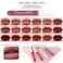 BONNIE CHOICE 18Pcs Matte Liquid Lipstick Set Waterproof Long Lasting NonStick Cup Nude Lipstick Dark Red Lipstick for Women 24 Hour High Pigmented Lip Gloss Set Christmas Gift Sets for Women