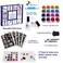 INGALA PREMIUM Glitter Tattoo Kit for Boys and Girls  Unique Professional Glitter Tattoos for Kids and Adults  74 Amazing Glitter Tattoo Stencils  2 XL 05fl oz Glitter Tattoo Glue By Ingala