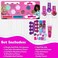 Barbie Movie Kids Makeup Kit for Girls Real Washable Toy Makeup Set Barbie Gift Play Makeup and Pretend Play Toys Ages 3 4 5 6 7 8 9 10 11 12