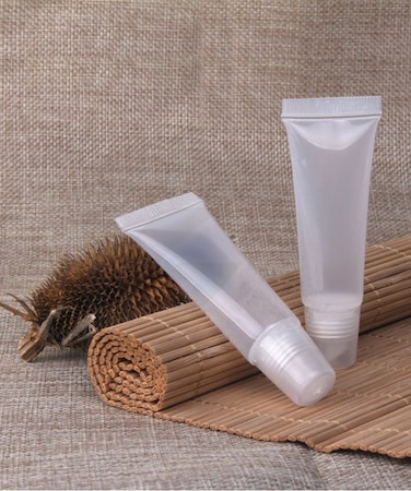 8ml Mini Clear Empty Lip Gloss Balm Container Soft Tubes Makeup Box 10 Pcs