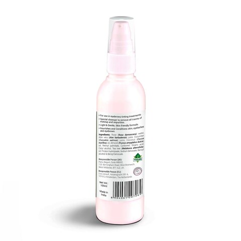 MINA ibrow Conditioning Cleanser for Hair and Skin  Natural and Chemical Free PreCleansing Solution for brow Tint  Remover impurities Hydrate and Retail Moisture 100ml