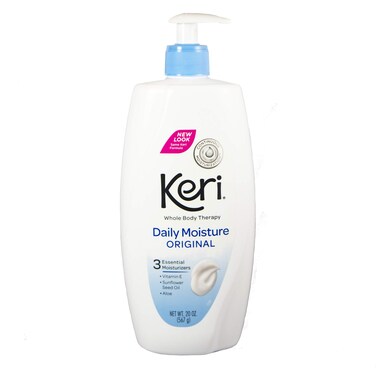 Keri Whole Body Therapy Original Continuous Moisturization 3 Essential Moisturizers Vitamin E Aloe and Sunflower Seed Oil 20 Oz