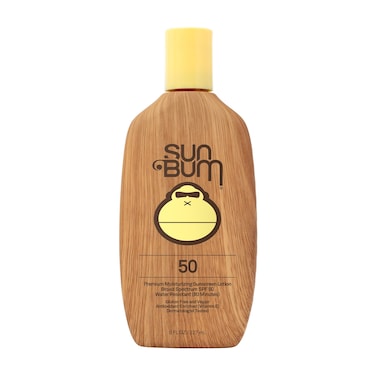 Sun BumOriginal SPF 50 Sunscreen Lotion  Vegan and Reef Friendly Octinoxate  Oxybenzone Free Broad Spectrum Moisturizing UVAUVB Sunscreen with Vitamin E  8 oz
