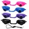 Super Sunnies EVO FLEX UV Eye Protection FDA compliant Flexible Tanning Goggles Eyeshields 4Pack