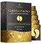 PLANTIFIQUEGold Under Eye Patches for Puffy Eyes and Dark Circles 20 Pairs Under Eye Masks for Dark Circles and Puffiness Eye Gels with Collagen  Caffeine Anti Aging Gold Eye Mask Skincare