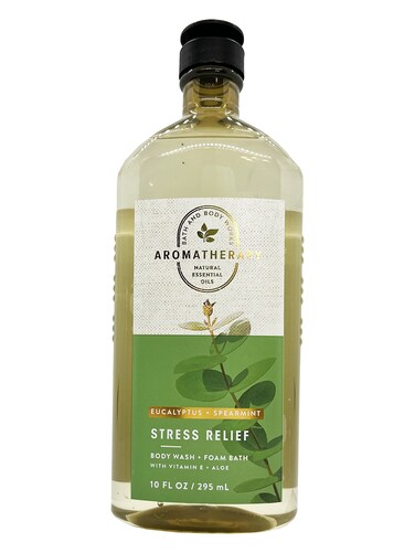 Bath  Body WorksAromatherapy Stress Relief  Eucalyptus  Spearmint Body Wash  Foam Bath 10 Fl Oz
