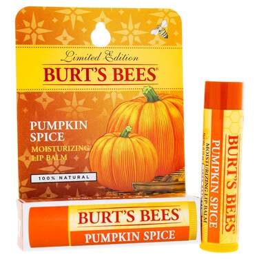 Burts Bees Lip Balm Blister Pumpkin Spice 015 Ounce