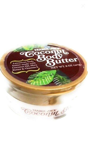 Trader Joes Coconut Body Butter 8 Oz 00501309