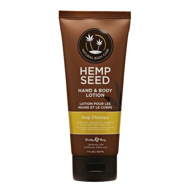 Hemp Seed Hand  Body Lotion Nag Champa Scent  7 Fl Oz  Soothe Dry Skin  Argan Oil Hemp Seed Oil  Light NonGreasy Formula  Vegan  Cruelty Free