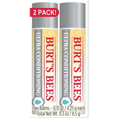 Burts Bees 2 Pack Ultra Conditioning Lip Balm 03 OZ