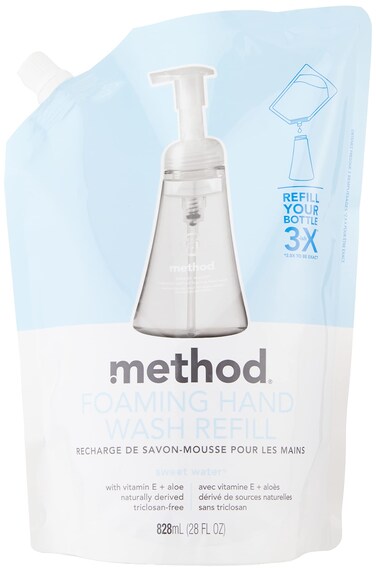 Method Foaming Hand Wash Refill Sweet Water 28 Ounce
