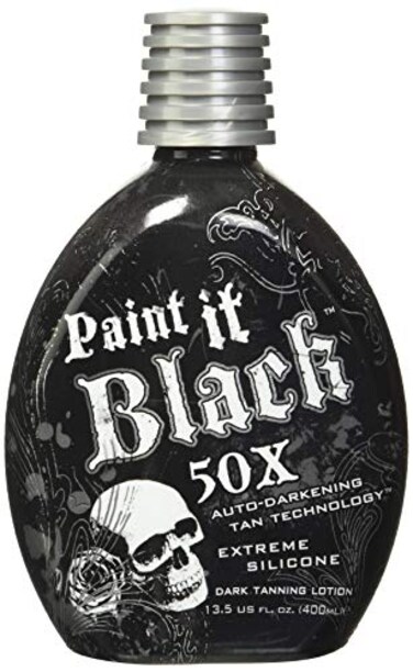 Millennium Tanning Paint It Black 50X  Extreme Dark Tanning Lotion 135 Ounces