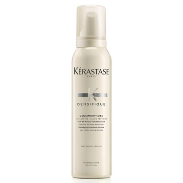 KerastaseDensifique Densimorphose Hair Mousse  Volumizing  Thickening Styling Mousse  Adds Shine  With Hyaluronic Acid  For Fine Thin  Thinning Hair  51 Fl Oz
