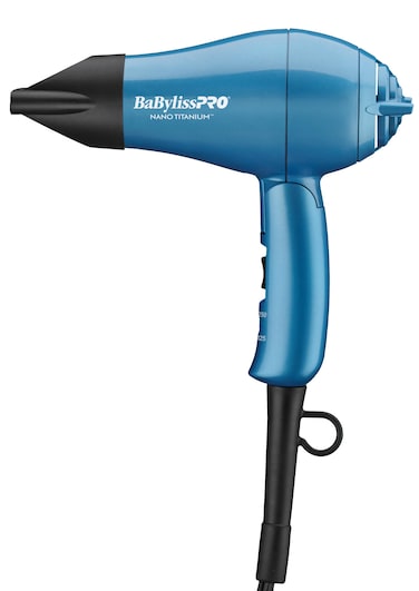BaBylissPRO Nano Titanium Travel Dryer Blue