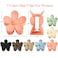 Flower Claw Clip 7 PCS Claw Clips Hair Clips For Women Non Slip Claw Clips for Thick Hair Women Girls Gifts 7 Colors
