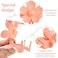 Flower Claw Clip 7 PCS Claw Clips Hair Clips For Women Non Slip Claw Clips for Thick Hair Women Girls Gifts 7 Colors