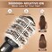 Hair Dryer Brush Blow Dryer Brush in One 4 in 1 Hair Dryer and Styler Volumizer with Oval Barrel Professional Salon Hot Air Brush for All Hair Types Gold