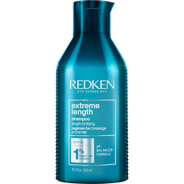 Redken Extreme Length Shampoo  Infused With Biotin  For Hair Growth  Prevents Breakage  Strengthens Hair