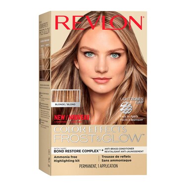 REVLONPermanent Hair Color Permanent Hair Dye Color Effects Highlighting Kit Ammonia Free  Paraben Free 20 Blonde 8 Oz Pack of 1