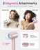 Hair Dryer HighSpeed Ionic Low Noise Blow Dryer with Brushless Motor for Fast Drying ThermoControl Quiet Compact Hair Blow Dryer with Magnetic Diffuser for Curly Hair for Home Travel Salon