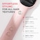 TYMO Ring Hair Straightener Brush  Hair Straightening Iron with Builtin Comb 20s Fast Heating  5 Temp Settings  AntiScald Perfect for Professional Salon at Home Sakura Pink