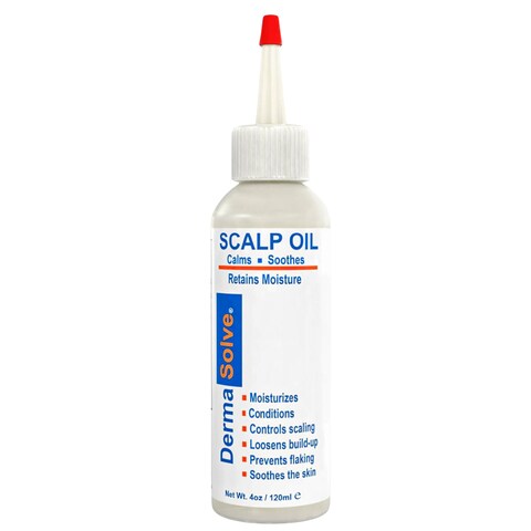 Dermasolve4 oz Psoriasis Seborrheic Dermatitis  Dandruff Scalp Oil  Dermatologist Approved  Itchy Flaky Scalp Relief  Clinically Tested LongLasting ItchFree HighPerformance Formula