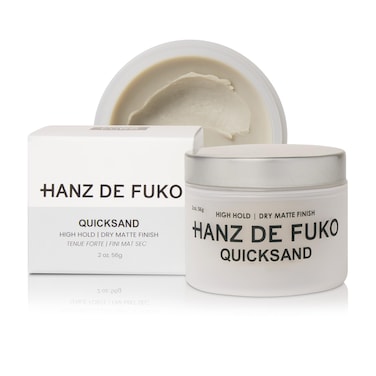 Hanz de FukoQuicksand  Premium Mens Hair Styling Wax  Dry Shampoo Combo  High Hold Ultra Matte Finish  2 oz