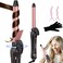 Rotating Curling Iron 1 Inch  Automatic Curling Iron for All Hair Type Fast  Effortless Auto Curling Wand with Fast Heating LCD Display 250F450F for Lasting Beach Waves