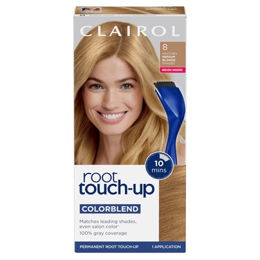 ClairolRoot TouchUp by Nicen Easy Permanent Hair Dye 8 Medium Blonde Hair Color Pack of 1