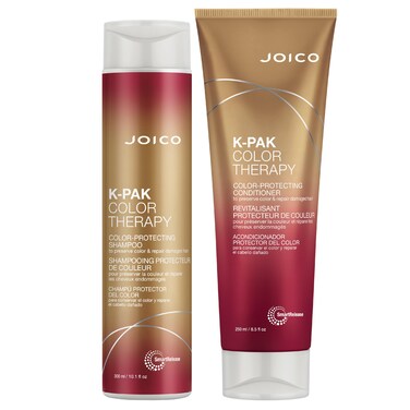 Joico KPAK Color Therapy ColorProtecting Shampoo  Conditioner Set  For ColorTreated Hair  Boost Shine  Improve Elasticity  Repair Breakage  Rebuild Damaged Hair  With Keratin  Argan Oil