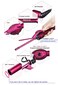 MBHAIR 9mm Thin Curling Wand Hair Curler 38 Small Barrel Skinny Hair Curling Iron Wand Professional Super Tourmaline Ceramic Barrel Small Tongs for Short and Long Hair