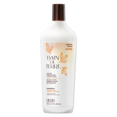 Bain de Terre Passion Flower Color Preserving Conditioner Luxurious Hydration for Vibrant Color  Protection from Fading with Argan  Monoi Oils Parabenfree Vegan