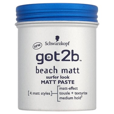 Got2BBeach Styling Paste for Matte Surfer Looks Hair Wax for Men for Scratching Texturing or Taming without Gluing Medium Hold 100 ml Pack of 1