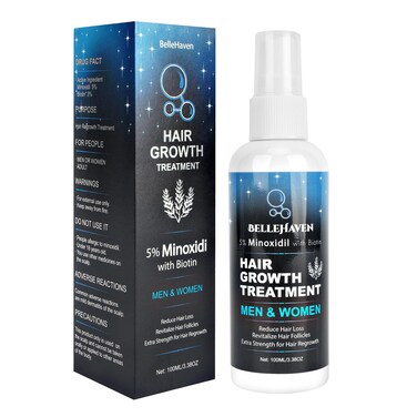 5 Minoxidil for Men Women 100ML Minoxidil Hair Growth Hair Regrowth Treatment Spray Minoxidil Topical Solution Hair Growth Serum Stop Thinning and Loss Hair 2 Month Supply for Beard Hair